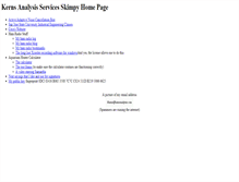 Tablet Screenshot of kernsanalysis.com